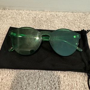 Transparent Round Sunglasses